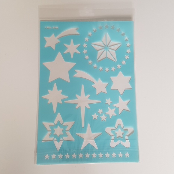 CLEARANCE Reusable Stencil Pochoir, Set of 3 - Picture 6 of 7